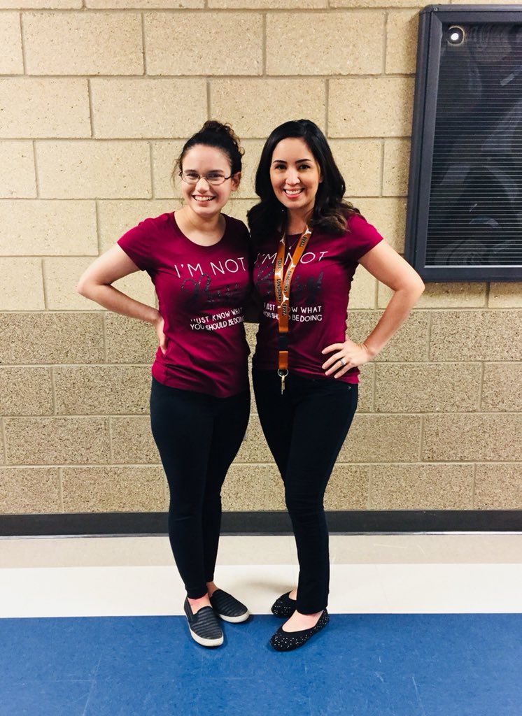 NISDSTEVENS's tweet photo. BE NICE SPIRIT WEEK!! Falcon teachers have spirit! #stevensstrong https://t.co/quJL52124E