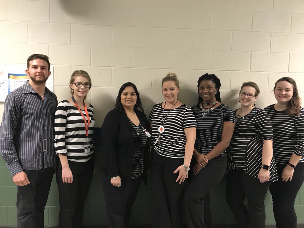 NISDSTEVENS's tweet photo. BE NICE SPIRIT WEEK!! Falcon teachers have spirit! #stevensstrong https://t.co/quJL52124E