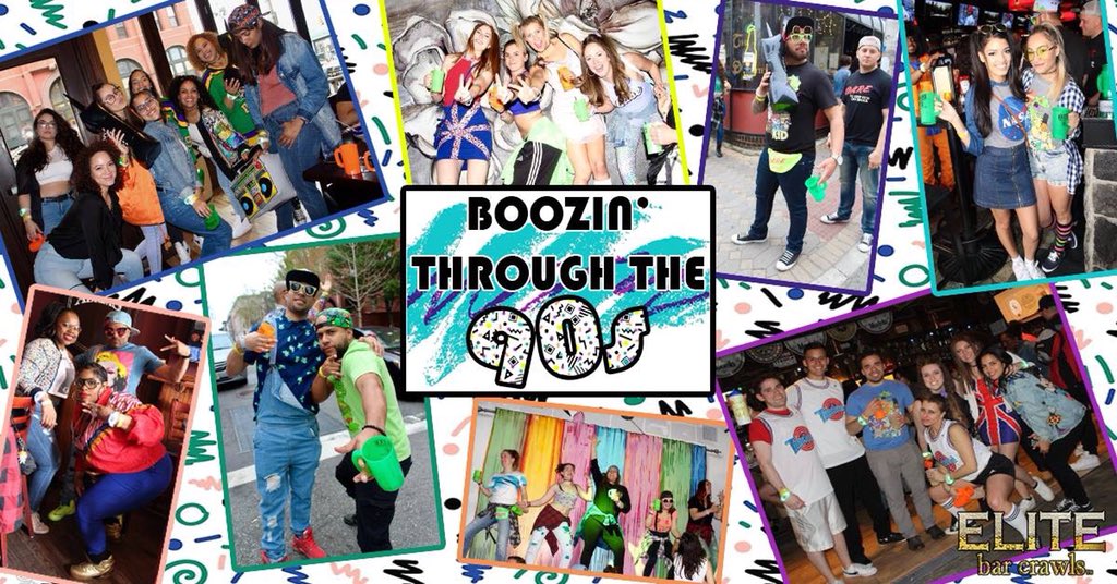 BarCrawlLive's tweet photo. Get ready to SPICE UP YOUR LIFE! Because we’re bringing back the infamous decade with our Boozin’ Through The 90’s Bar Crawl!💥🎉 Head to EventBrite or our Facebook Page for tickets &amp; details on the event near you! #boozinthroughthe90s https://t.co/C8uihnQ0ZB