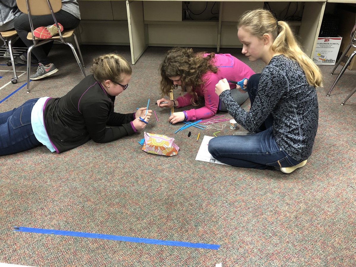 mrsandreagreve's tweet photo. 6th graders have started construction and trials for the bucket tower challenge! #mercerSTEM @MercerCountyESC #melemflyerpride https://t.co/8e75drubBH