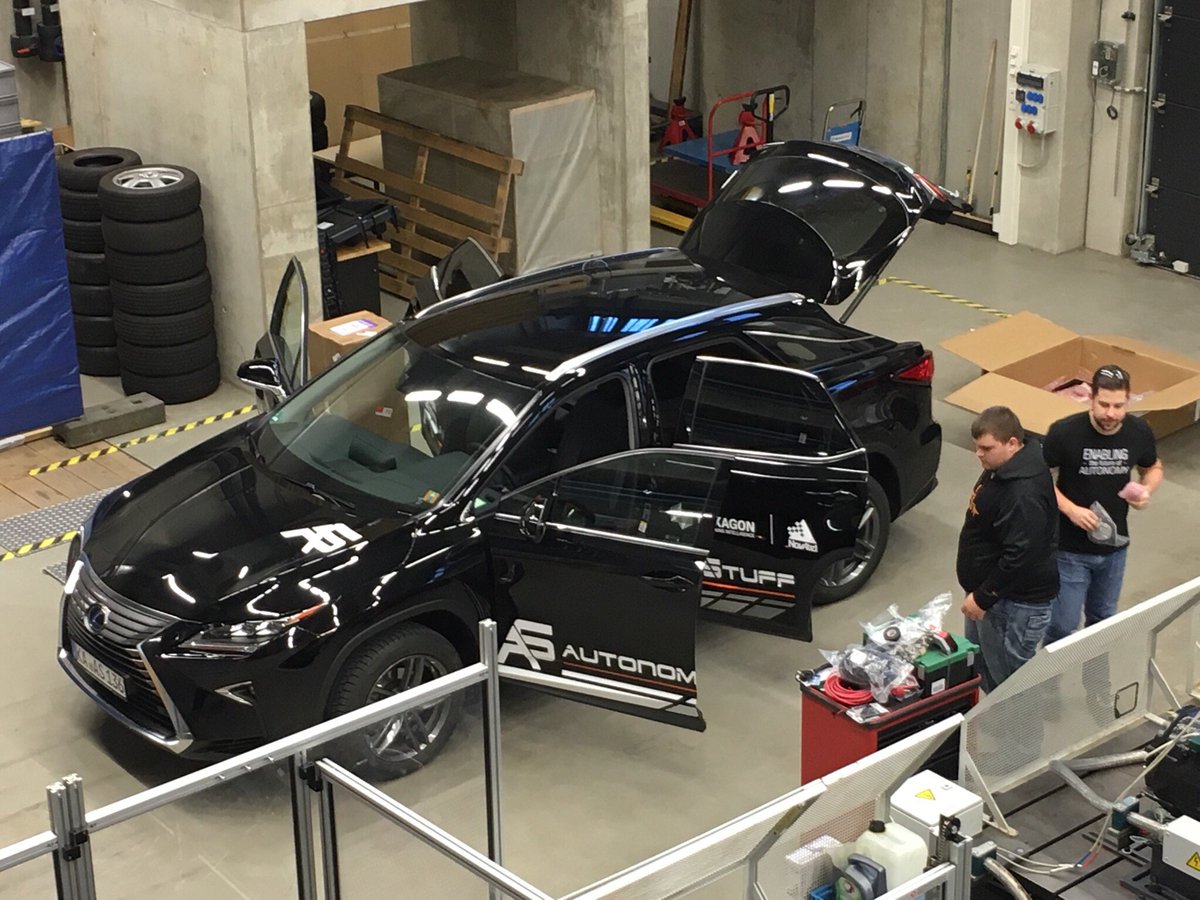 Bobby_Hambrick's tweet photo. Germany-based AutonomouStuff GmbH is working to prepare their automated research development vehicle for #TechADBerlin. Our goal is always to drive our accelerate autonomy for our customers wherever they are in the world. #AStuff, #AutonomousVehicles https://t.co/OoHLTuzS4m