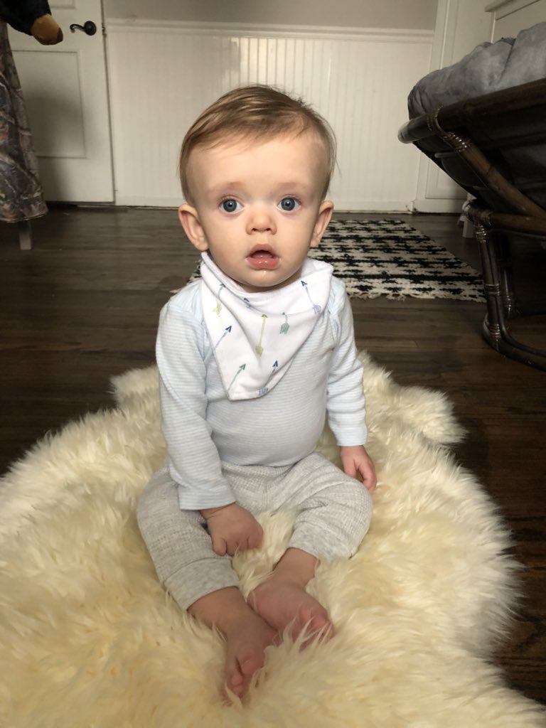 KelsAnnSanders's tweet photo. I blinked and he’s this big 😭 https://t.co/0ydVgmZHq5