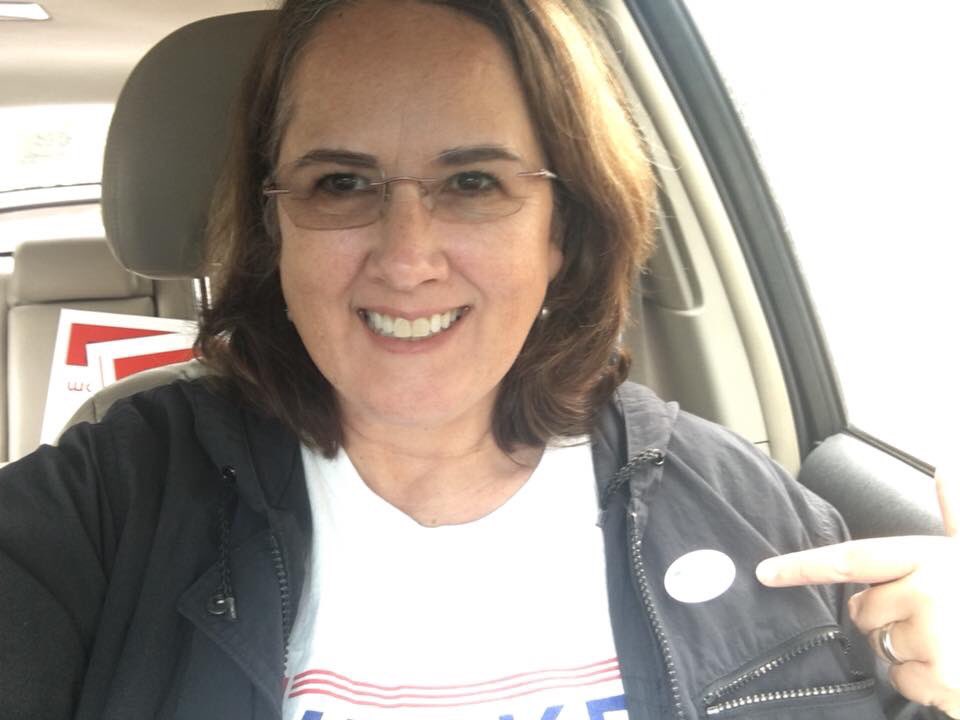 It was a little surreal to vote for myself, and super cool to vote for several of my friends. There’s only three more days left to vote early!! #BlueWave2018