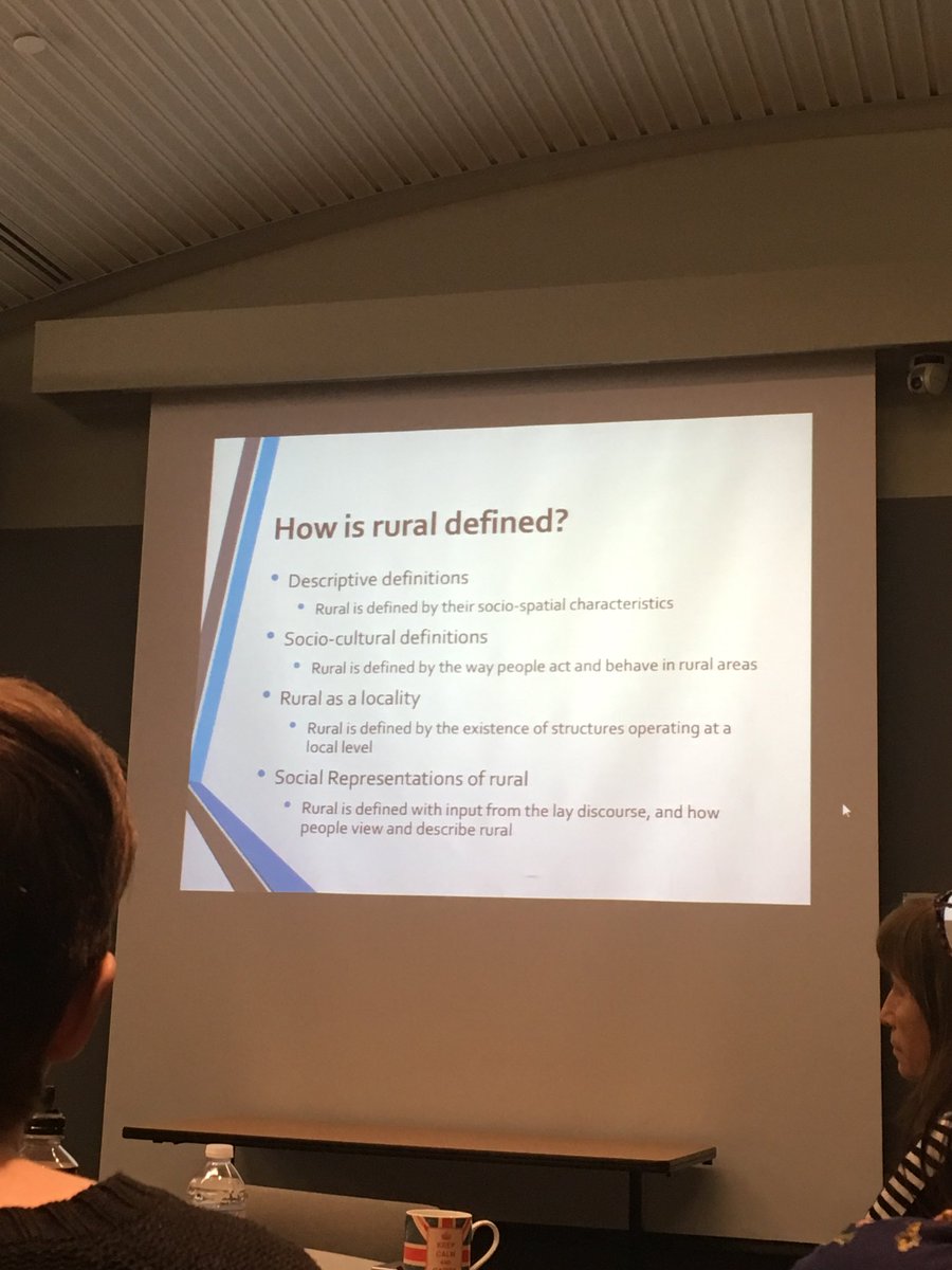 ruthlokram's tweet photo. Neil Stoop dives into “what is rural?” at #ruralsym18 @NJStoop @SEDRD @OMAFRA https://t.co/Xqybx3g9uW