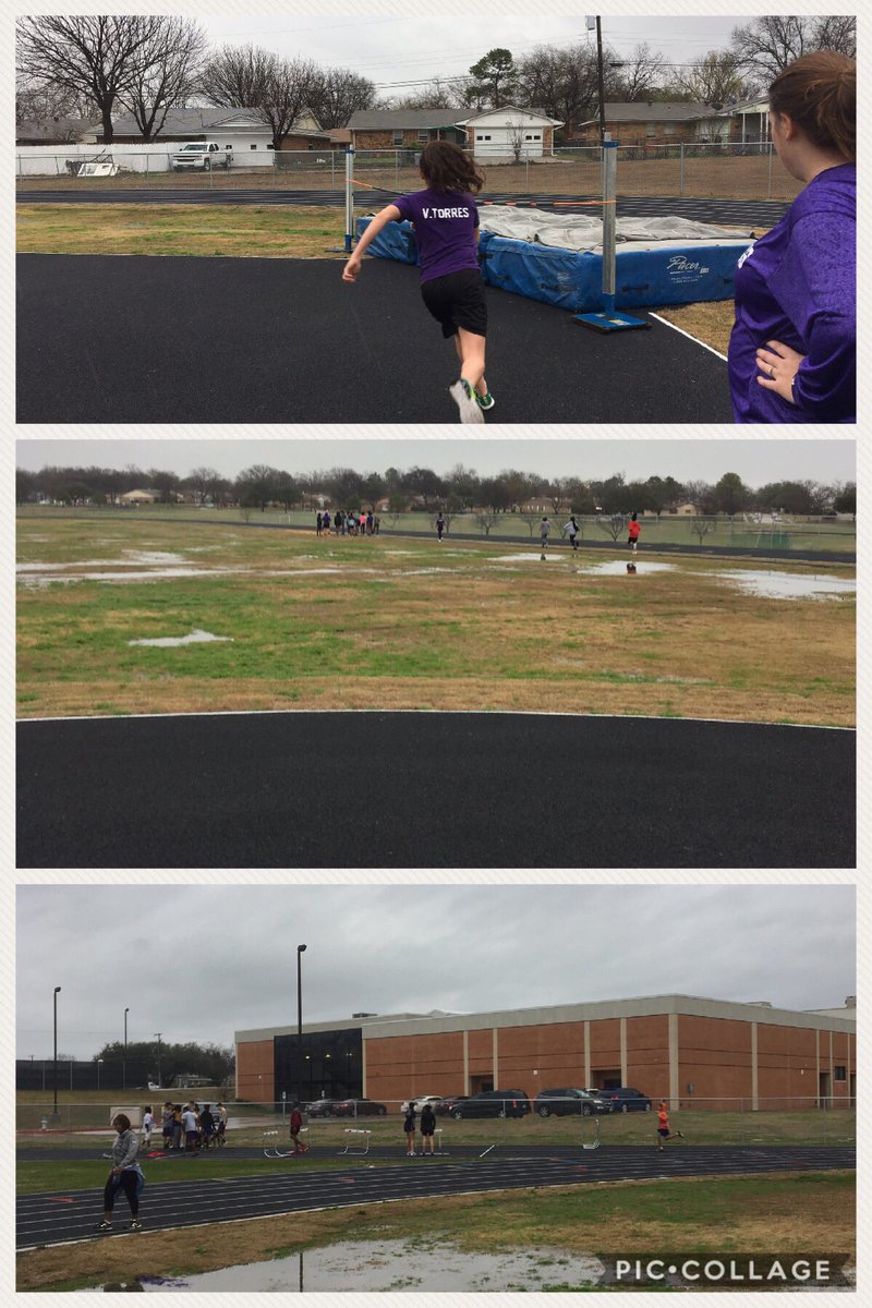 ladymustangsath's tweet photo. The rain doesn't stop track practice!
#mmsbelieves @MMSMesquite1 https://t.co/lZbEh0bOTC