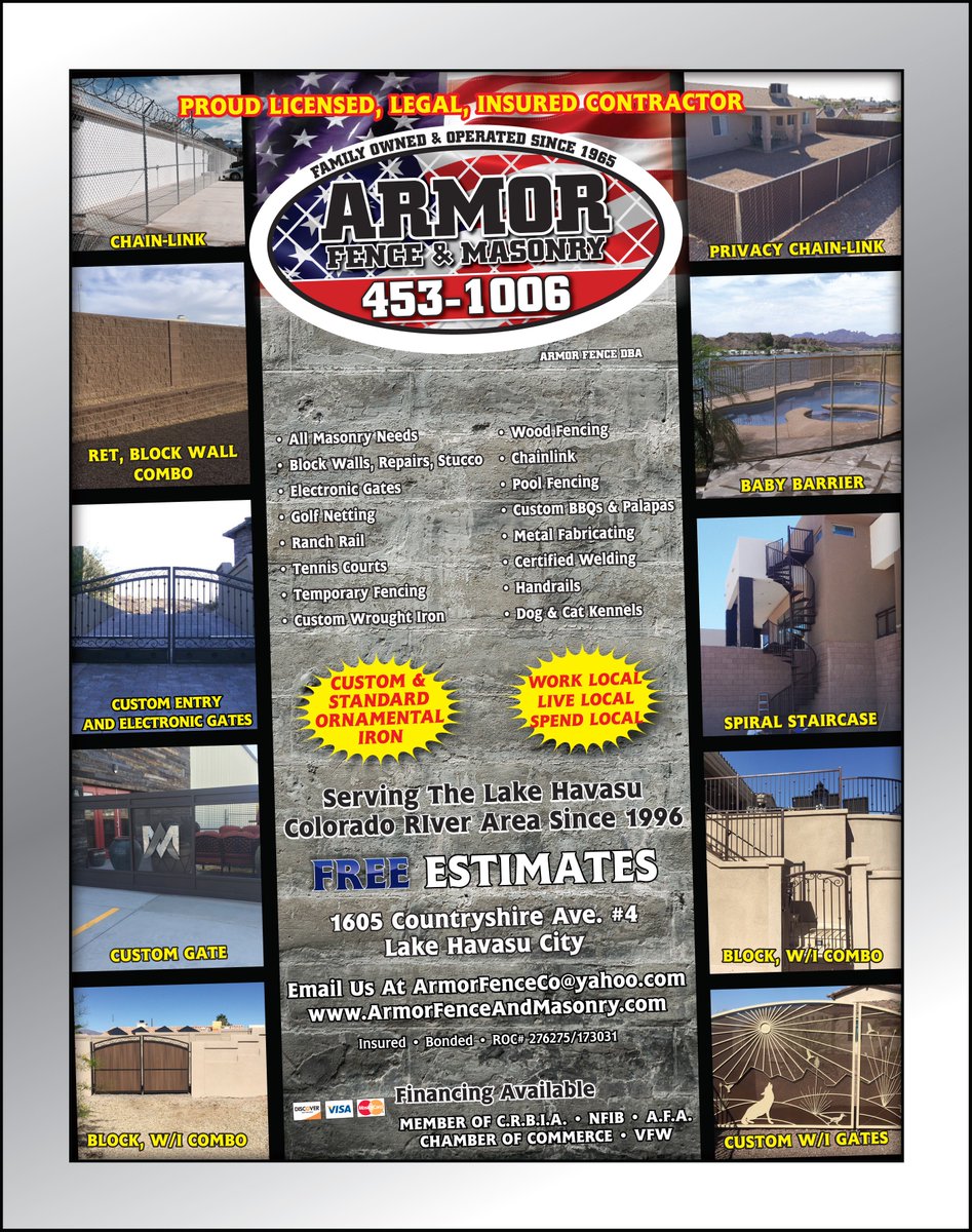 AdsPayUS's tweet photo. Fence looking blah? #ArmorFenceMasonry has all your fencing needs to add some BOOM 💥 to your property. Call today for a #FREE estimate.
#adspay #fencing #masonry #poolfence #spring #summer #blockwalls #customgates #privacy #chainlink #staircases #local #lhc https://t.co/quqd9aHwvh