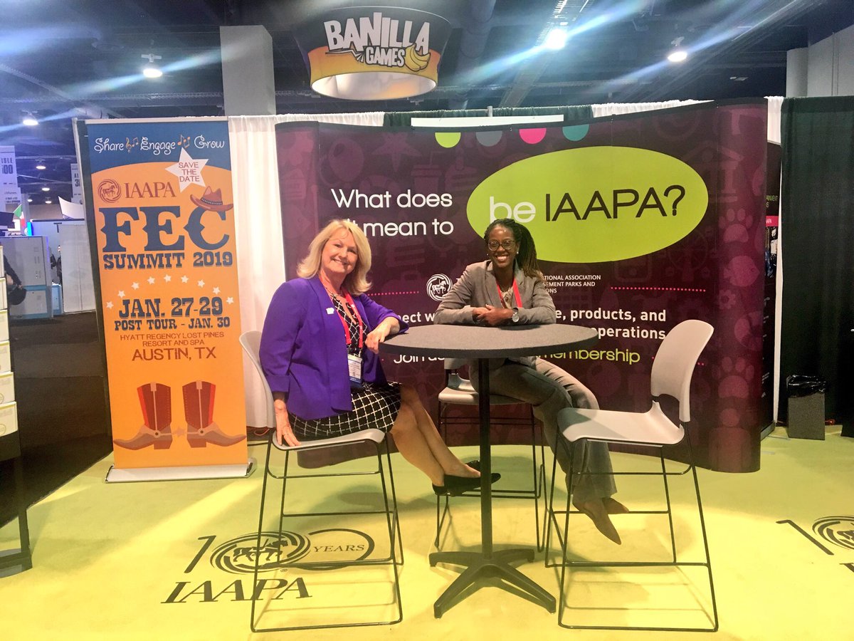 IAAPAHQ's tweet photo. What does it mean to be IAAPA? Come find out! 

We are at Amusement Expo this week, Booth 905. 

#AmusementExpo #IAAPA #beIAAPA https://t.co/eT0u8nrOIz