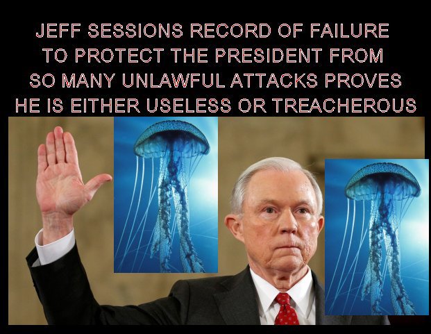 #maga #msn #FoxNews #cnn #msnbc #ABC #NPR #Mueller #FBI #Sessions #JeffSessions  #Alabama #AlabamaSenateRace #Mueller #FBI Sessions is a spineless jellyfish unfit for the job.