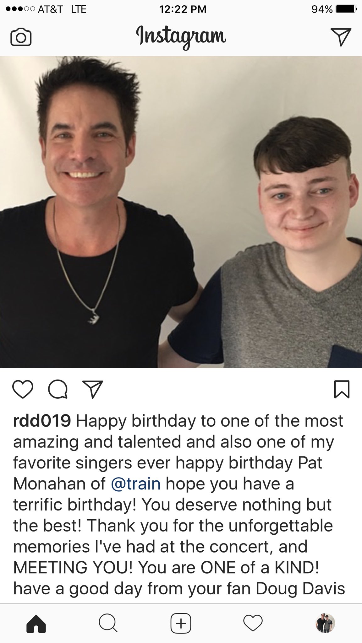 Happy birthday Pat Monahan 
