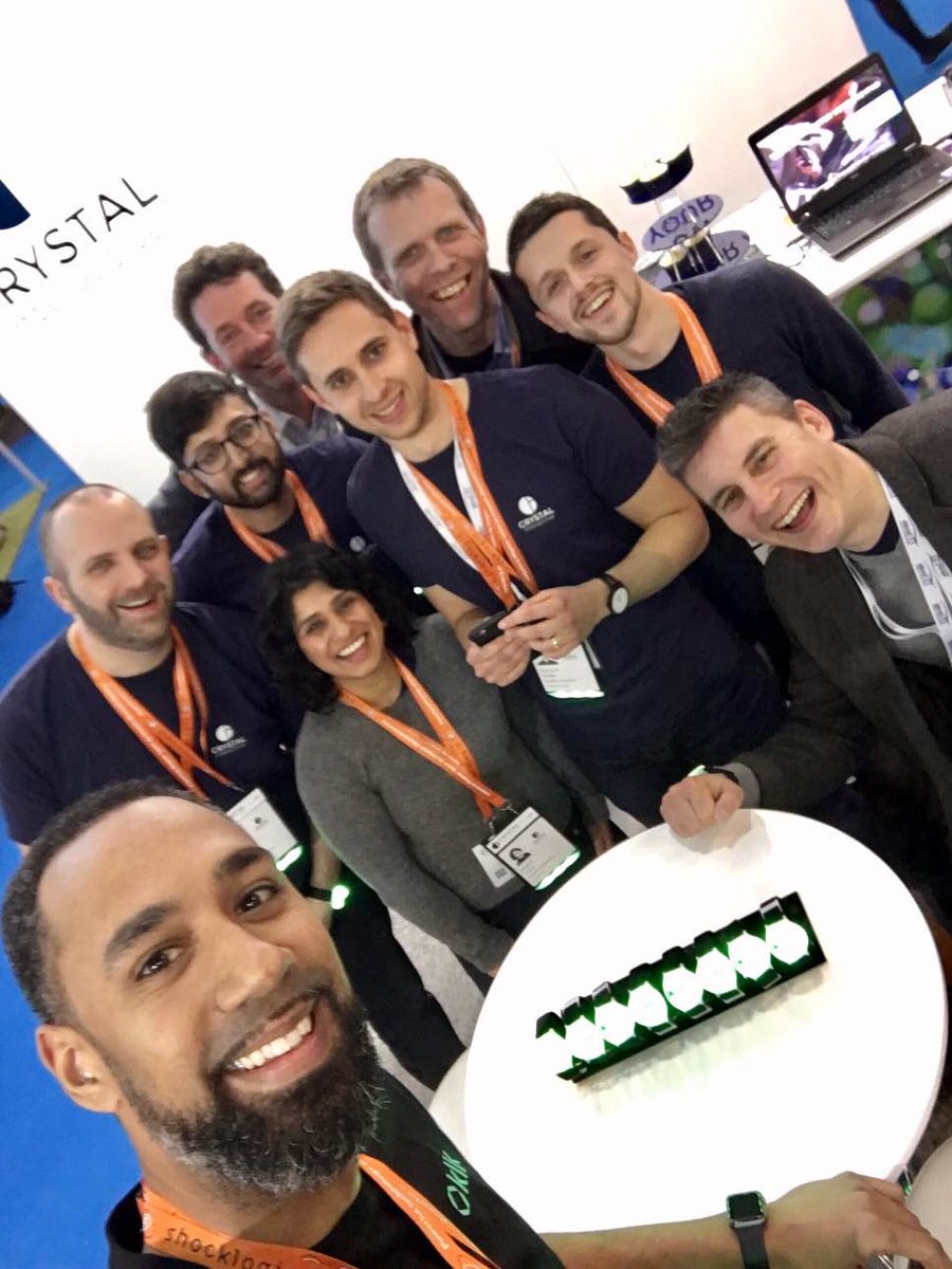 klikofficial's tweet photo. Having a great time at @IntlConfex with the @crystalinteract crew! Come see our klik engagement solution for events at booth E70C. #internationalconfex #intlconfex https://t.co/HI9zrJvlzt
