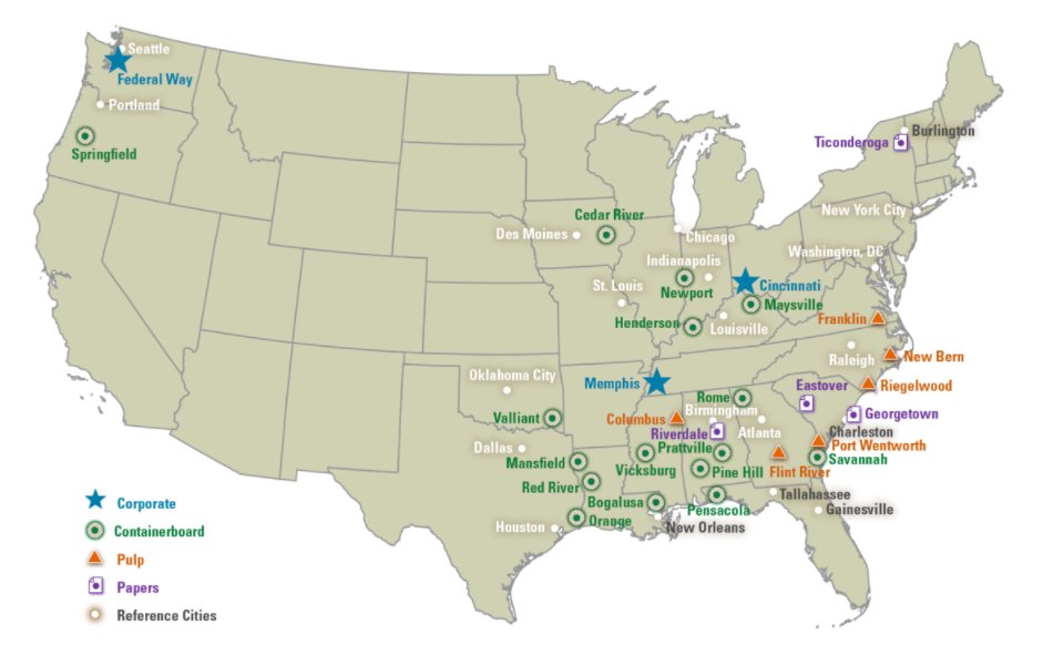 IntlPaperCo's tweet photo. We’re headquartered in Memphis, but we have mills all over the world! Explore where we operate in the United States: https://t.co/q0Yp1o5qB7 #IPWayForward https://t.co/tNim5FEkFj
