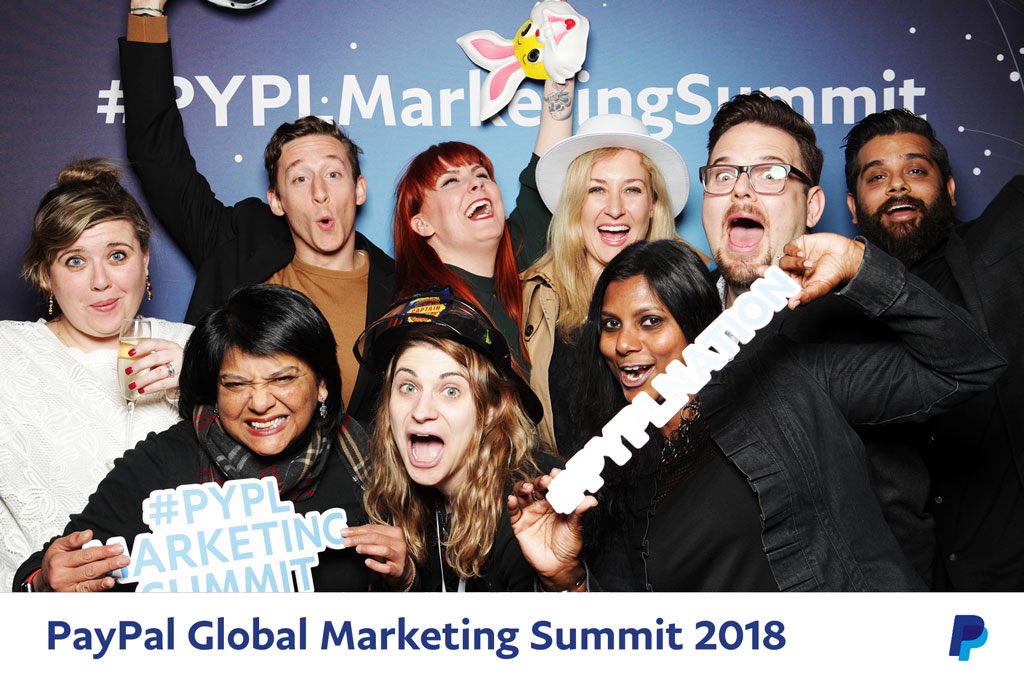 Approx 75% of <a href="/LyndaKoster/">Lynda Koster</a>’s team, not a bad turnout for a spontaneous photo! #PYPLMarketingSummit #PYPLNATION <a href="/PayPal/">PayPal</a> #OneTeam