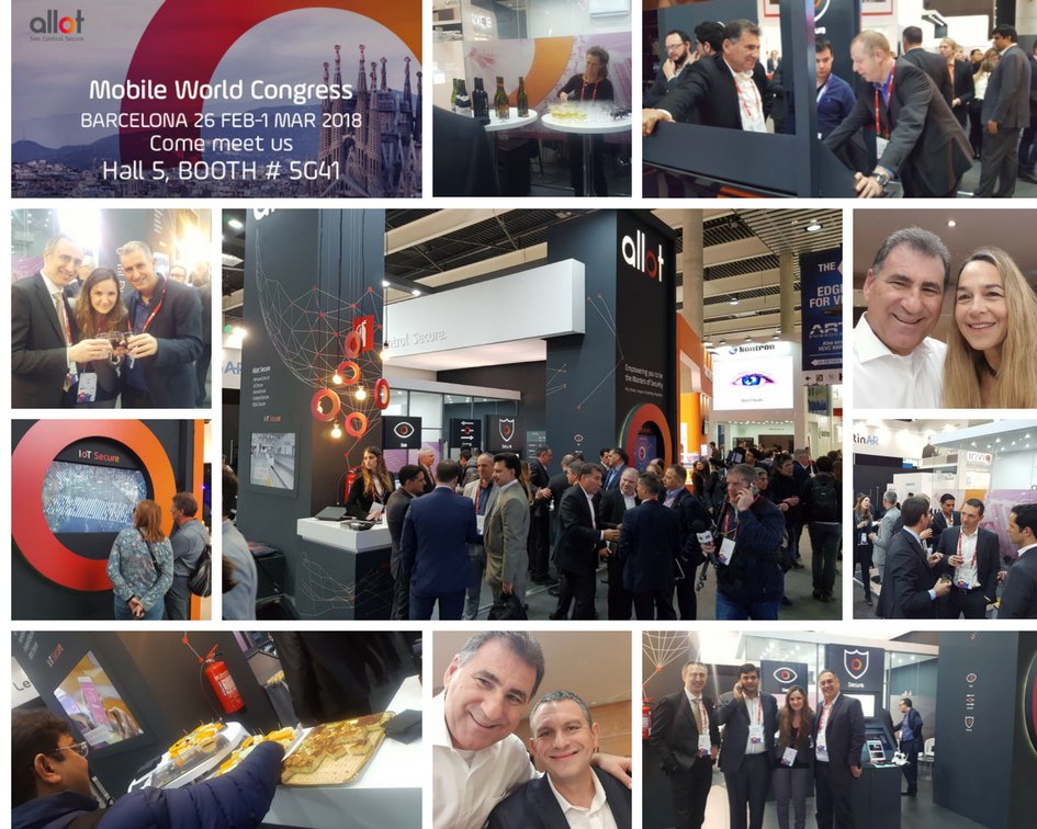 allot_ltd's tweet photo. #MWC18 has been amazing so far and we can't wait for tomorrow. In the meantime take a peek at what we've been up to here in #Barcelona! #MWClive @GSMA https://t.co/G8aGQVx3u9