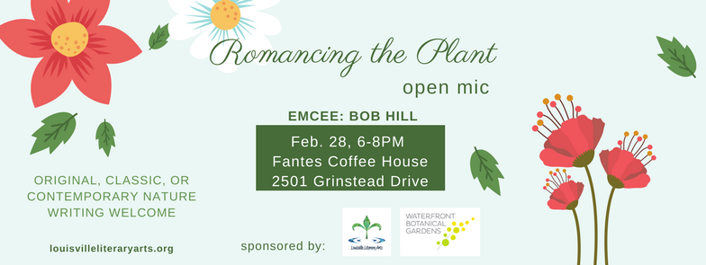 Bring an essay  you wrote in 3rd grade about bees. Or a piece by Shakespeare or Wordsworth. Classic & original pieces welcome at the Romancing the Plant open mic: TONIGHT, 6:00PM at @fantescoffee  (4 min. time per reading) sponsored by LLA & @WaterfrontGrdns