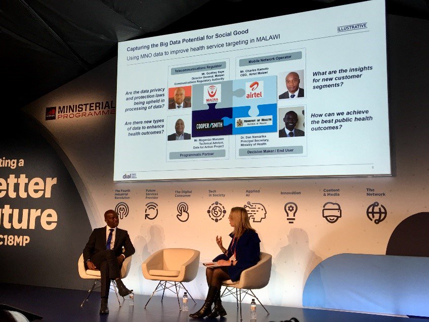 GSMAPolicy's tweet photo. When we talk about the shared value proposition, the shared community, the shared path forward, it is critical that we balance all the elements, shares Kate Wilson (DIAL) on Big Data for Social Good 

#MWC18MP https://t.co/Qb6OlKHJfp