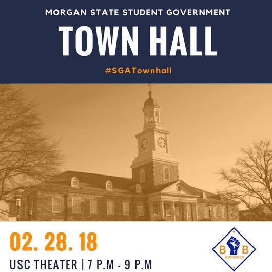 MorganStateU's tweet photo. Attention Bears, we value your feedback &amp; opinions highlighting your student/academic experience!
Feedback is imperative when evaluating student concerns.
That said, we encourage ALL BEARS to join us tonight, your input truly matters! To join the conversation,
#MorganTownHall2k18 https://t.co/c8TnDASydV