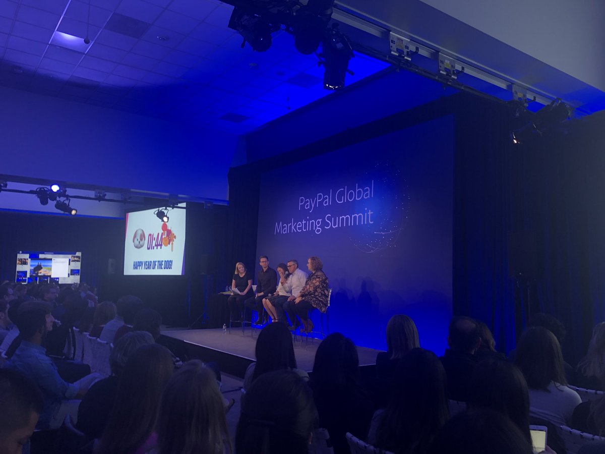 Yay!! <a href="/jondklaff/">jondklaff</a> just announced PayPal's global launch of Google Analytics. With better tools we can truly go from good to great as a team and better engage with our customers, with the right message, at the right time #PYPLMarketingSummit