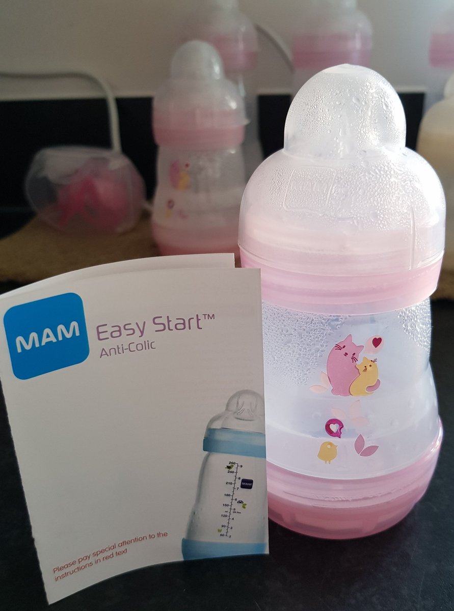 steph_asq's tweet photo. Cannot recommend enough: #mambottles #babyessentials #MAM @MAMBABYUK - noticed a difference straight away! One very happy baby! Will never look back! Thanks MAM! #13daysold #babygirl #baby #anticolic https://t.co/le7cyHpsrN