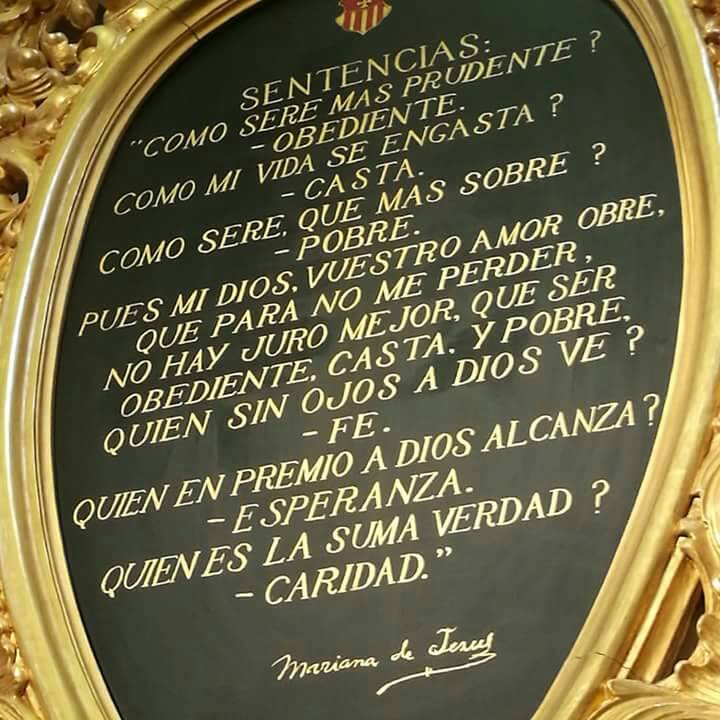 catholic_on's tweet photo. Sentencias de la beata Mariana de Jesús: https://t.co/STpPhLLiPF