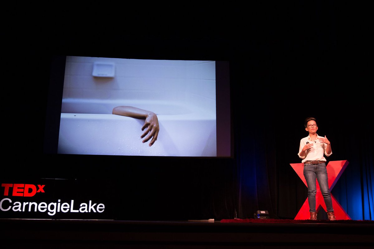 TEDxCarnLake's tweet photo. Marvi Lacar @marvilacar @1in20 thought she had it all figured out - until her father died and she fell into a deep clinical depression. How did she crawl back out of this darkness? With the help of her husband, her dog… and her camera. Watch Marvi's talk: https://t.co/foXJCLf3p5 https://t.co/PsXBDV7pTq