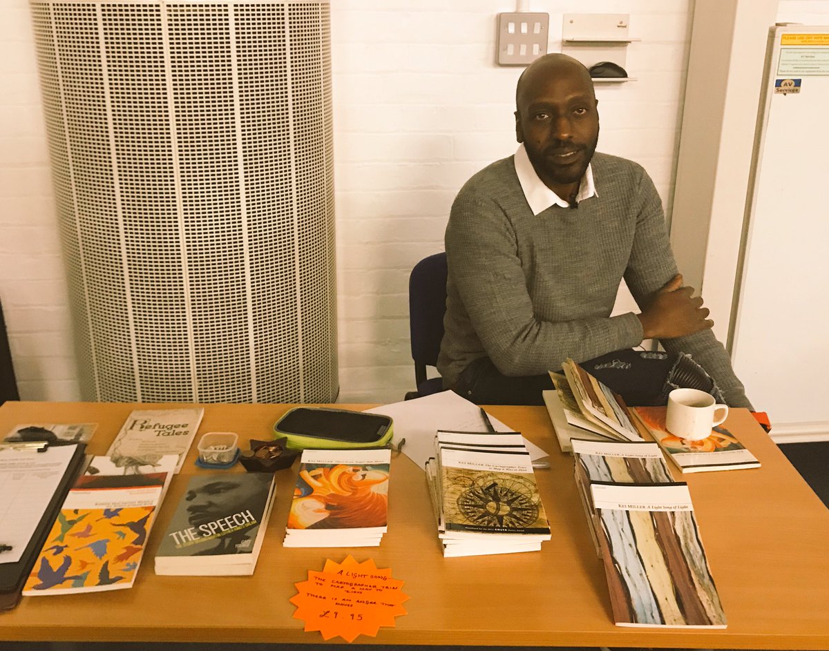 dmuleicester's tweet photo. It’s pretty cold out there! But that’s not stopping us, we’re @CExchanges2018 to hear from poet and novelist @keimiller #CEx18 https://t.co/VLdPbmvqoW