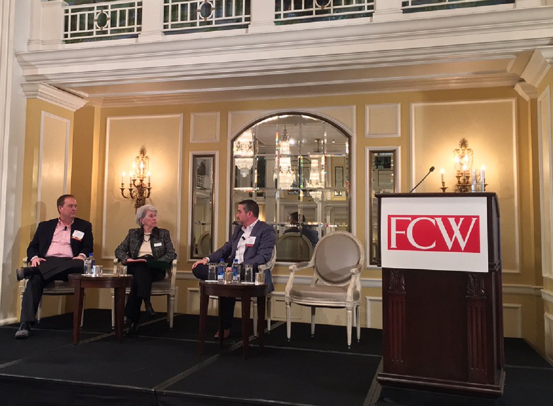 "How do we make sure we are developing the right thing and not just the wrong thing faster? Through leveraging lean startup and design thinking alongside DevOps," -- NGA Product Design Lead Corry Robb at <a href="/FCWnow/">FCW</a> Citizen Engagement Summit