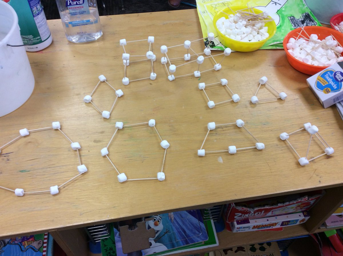 Building 2 and 3D shapes today!