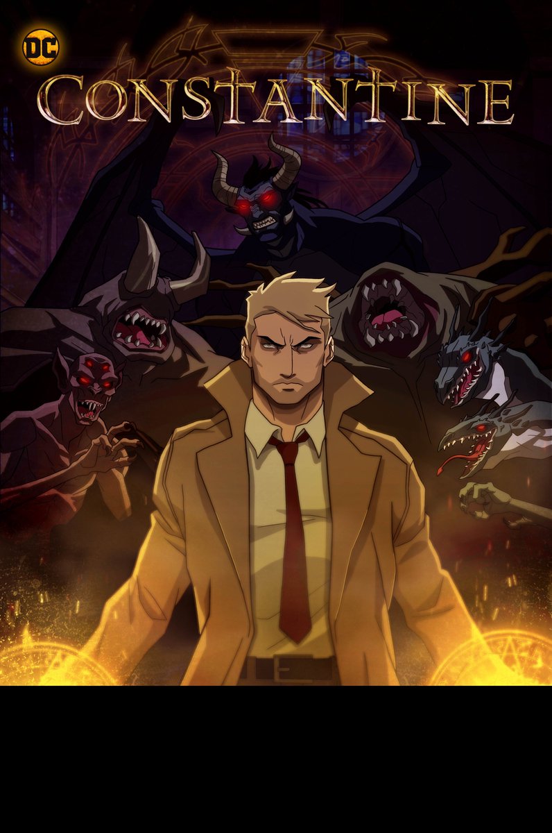 worldsfinest's tweet image. The first season of the animated "Constantine" series debuts March 24, 2018 on CWseed.com. #Constantine