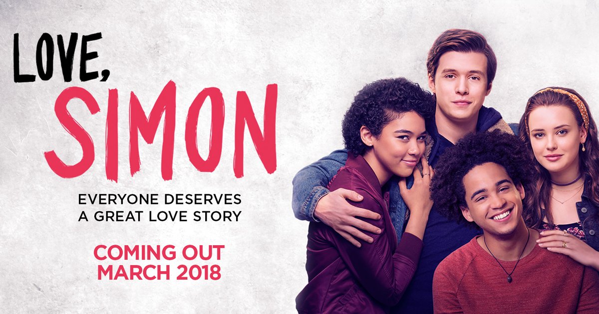 .@LoveSimonMovie is a teenage rom-com featuring a gay lead. #GSA movie night? 🌈🎥 #LOVESIMON #sponsored