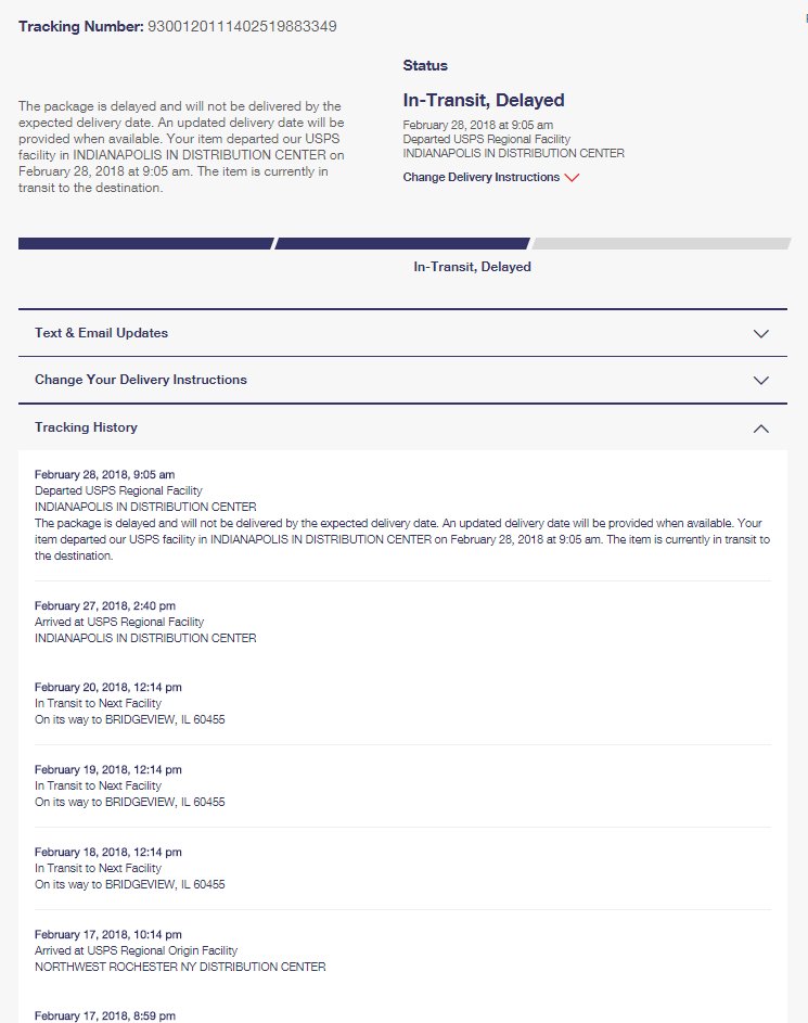 uspsfuckup's tweet photo. Another one more example to prove #USPS #sucks and very #unreliable, should be disbanded and let private take over: #USPSsuck @congressdotgov https://t.co/CrIBvCkGvx