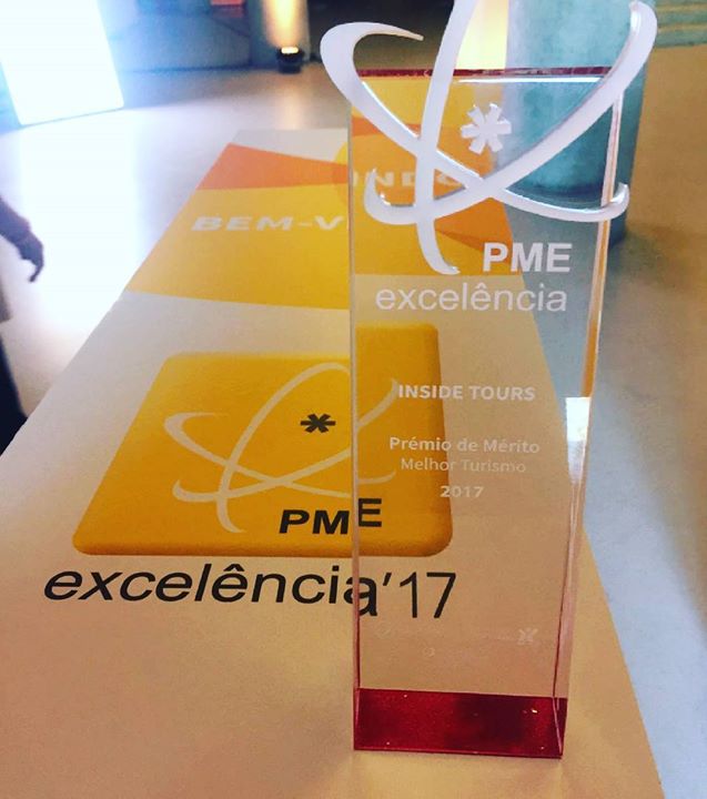 InsideLisbon's tweet photo. We were recently awarded with the PME Excelência Award for the Best Tourism in Portugal! These awards are given by IAPMEI (the Portuguese Agency for SMEs and Innovation) and the National Tourism authority to SMEs  that have the best performances!
#insidetoursdmc #pmeawards https://t.co/51DaT8BZBd