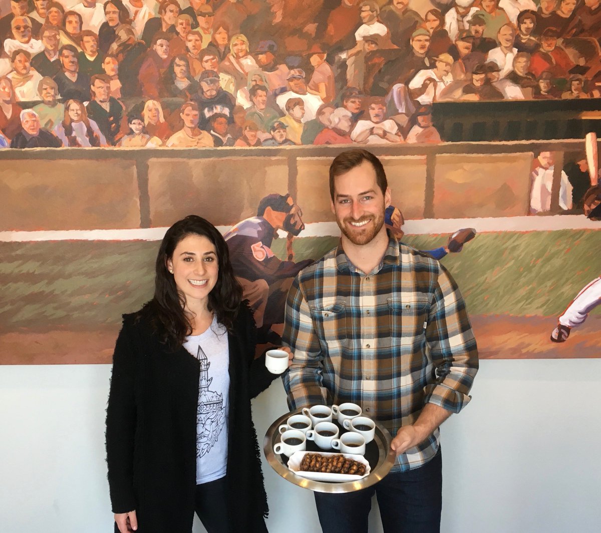 SFGiantFoodie's tweet photo. Our @bamco team just started a coffee club at #ATTPark. Every week a different team member brings their favorite coffee to share with all. This week, Chef Kevin brought Kopi Luwak #coffee from Vietnam. https://t.co/EFvbB89Hec
