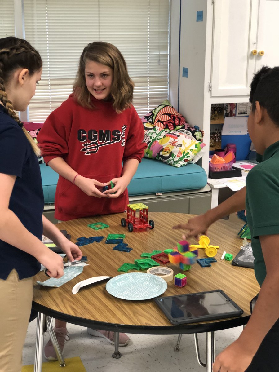 AVedeikis's tweet photo. Look at all of this creativity going on!! Love how Ss are having a chance to use different STEM objects to dip into engineering. #rssmaker @kellyfeimster @mrsfrancismedia @RSSinformation @CLMSLibrarybird https://t.co/EKlK6Iwa2b
