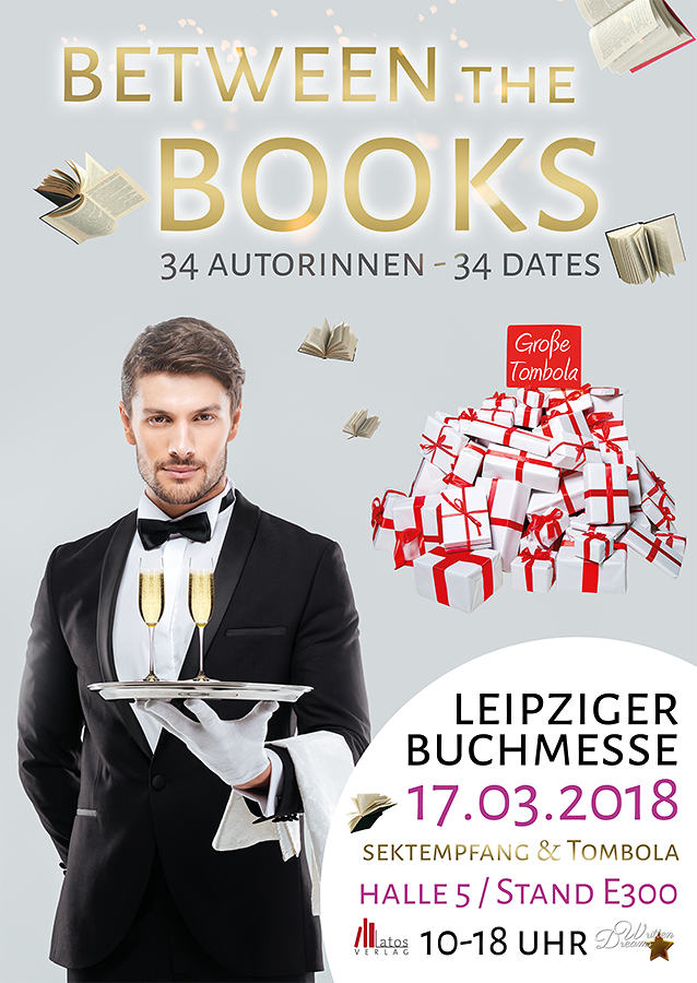 LatosVerlag's tweet photo. Die #LBM18 rückt immer näher und wir - #LatosVerlag und #WrittenDreamsVerlag - haben uns für den Messesamstag etwas Besonderes für euch einfallen lassen. Wir sehen uns in Leipzig! #Werbung #BetweenTheBooks #34Autoren34Dates #Tombola #Sektempfang https://t.co/jEk1Y74eSB