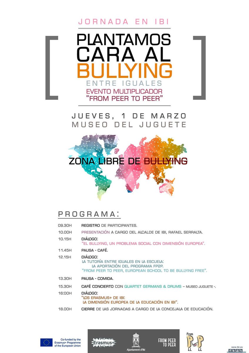 educacion_on's tweet photo. Mañana estaremos en #IBI #FP2P #StopBullying https://t.co/vVu0k0eKDY