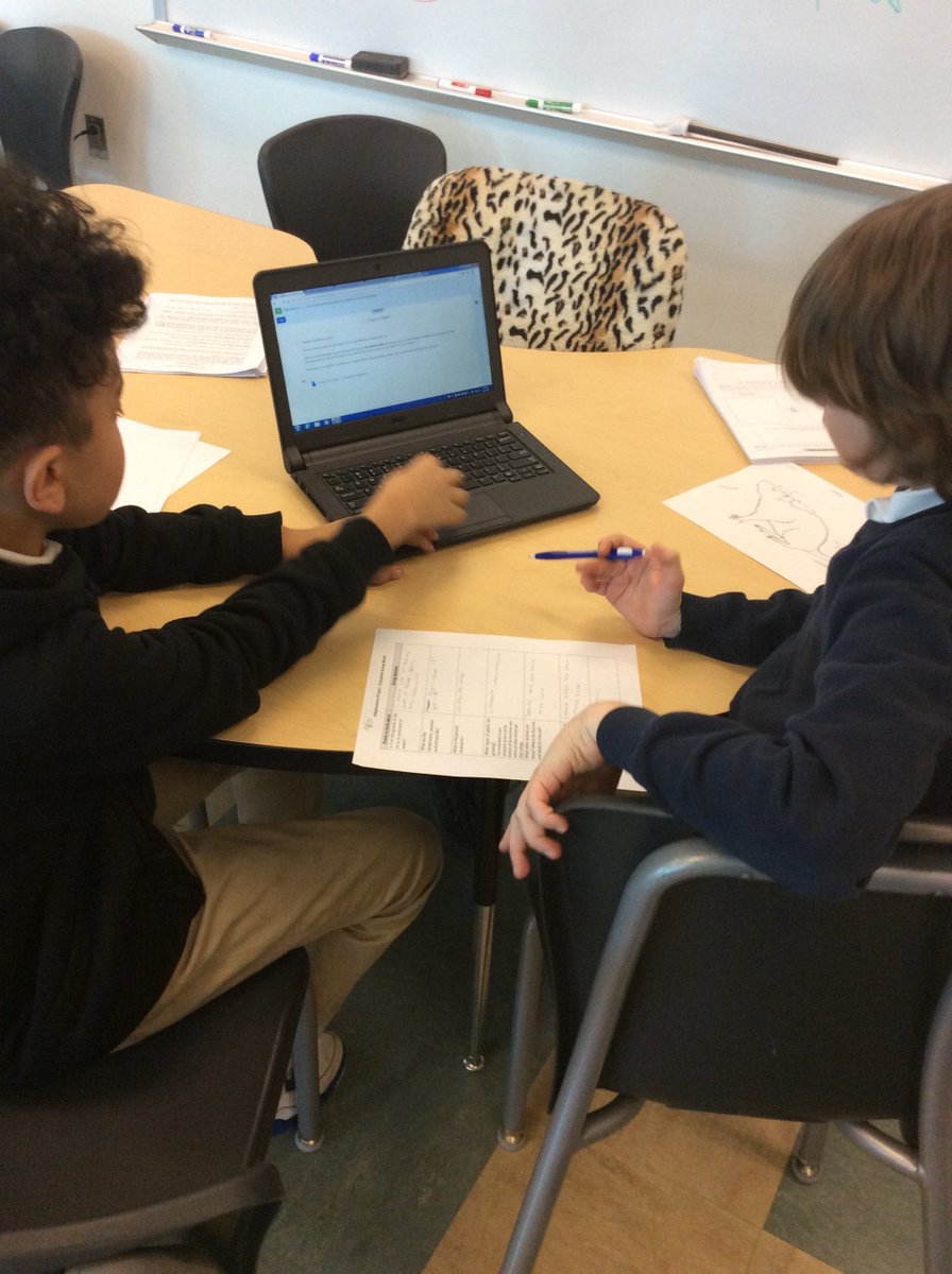 We just love next lesson- using adaptasarus to Lear and explore animal adaptations! Kids are loving the creativity freedom. #collaboativetechnology