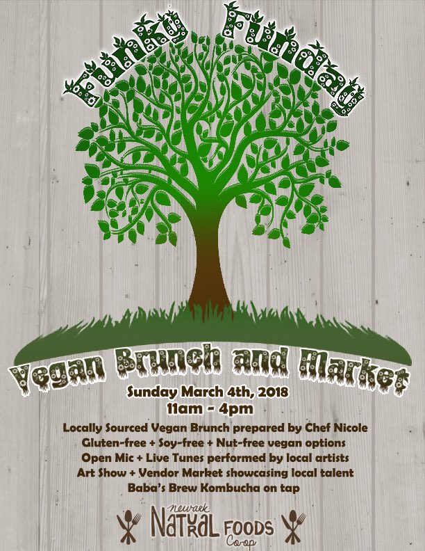 BlueHenAllie's tweet photo. hey blue hens! need something to do this weekend that’s (kinda) on campus? check out the vegan brunch &amp; market happening at Newark Natural Foods! It’s only a short walk down main street and it’s so much fun!! 💙💛 https://t.co/9xN7YTiS0w