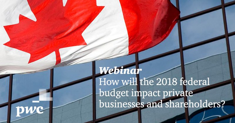 SherylMapa's tweet photo. How will the federal budget affect you &amp; your #privateco? Join @PwC_Canada today @ 4pm ET to hear from our team of specialists who will take a deep dive into these rules &amp; their potential impact. https://t.co/FfcuzL0frx https://t.co/n8iy4PzPxN