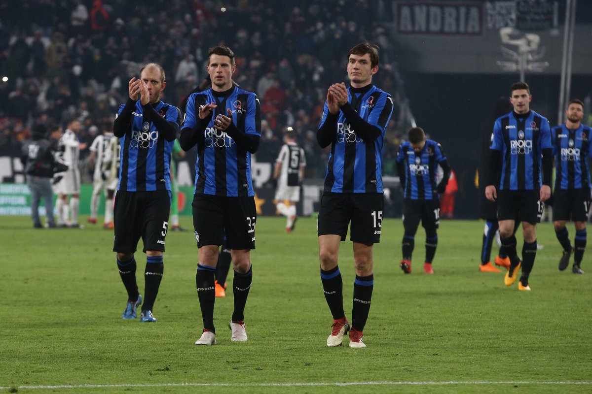 Atalanta_BC's tweet photo. #TIMCup #JuveAtalanta GRAZIE comunque ragazzi!!! ORGOGLIOSI di voi!!! #GoAtalantaGo ⚫️🔵 https://t.co/u3x1Kl09TH