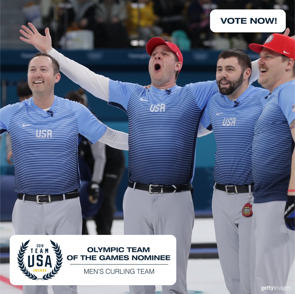 If you do one thing on the internet today, make sure it’s voting for the U.S. men’s curling team for their #TeamUSAawards for Best of the Games honor! awards.teamusa.org