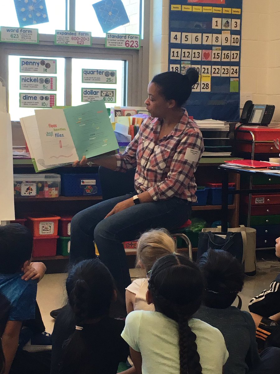 NatalieBenco's tweet photo. We've loved our guest readers this week! Thank you Mr. Hall, Mrs. Sharma, and Mrs. Lupica https://t.co/pejpyu5N45