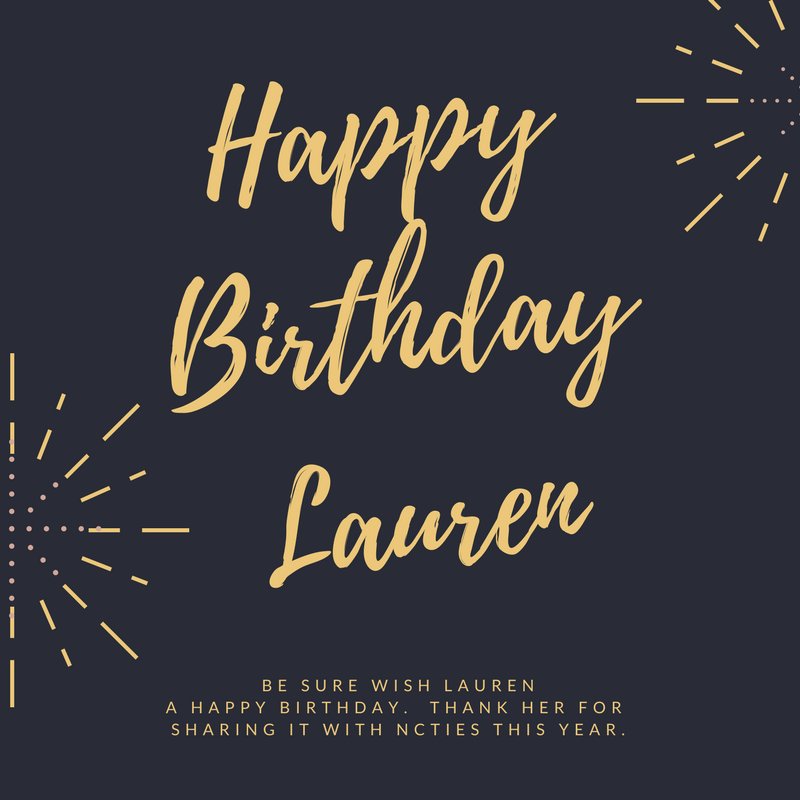 #ncties18 If you see <a href="/BoucherLauren/">Lauren Boucher</a>, be sure to wish her a Happy Birthday.  Thank u for sharing your special day w us @librogirl