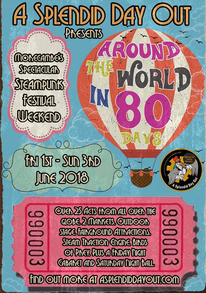ProfWoodsheart's tweet photo. A small taste of the entertainment available at A Splendid Day Out this June. More from https://t.co/bq0fEGDldA Fun in the sun.. Get your parasols ready!! Better than tea and crumpets@andynichol @AndrewONiell @VictorBully @Steampunkfunk @moreMorecambe #steampunk #morecambe #fun https://t.co/mSqZPiB7hl