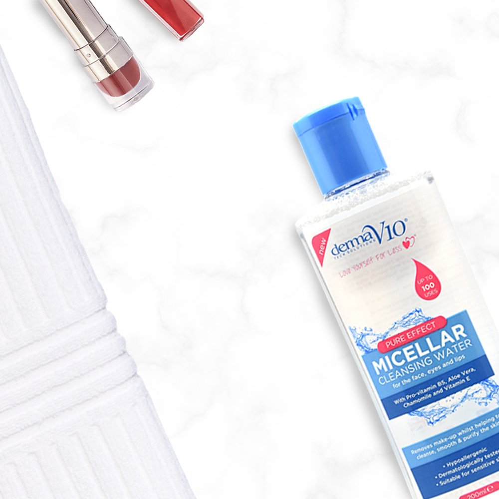 derma v10 micellar cleansing water