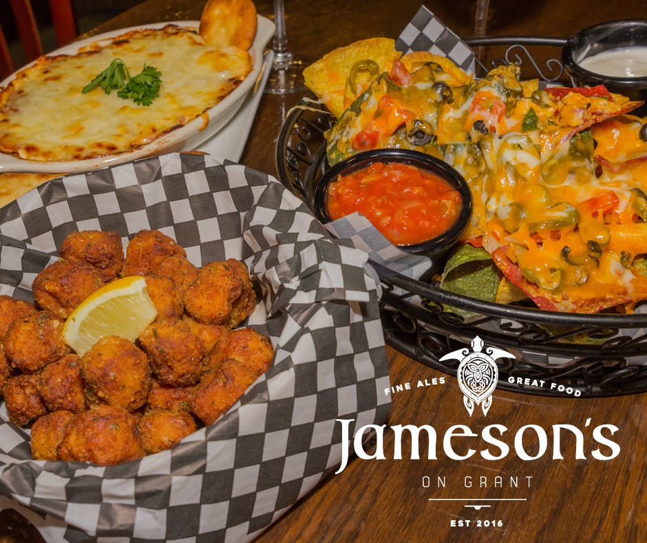 JamesonsOnGrant's tweet photo. Get ready for another round of trivia tonight, and fuel your mind with 30% off Appy’s &amp; 30% off Wine by the Glass! https://t.co/9t1DJYwxG6