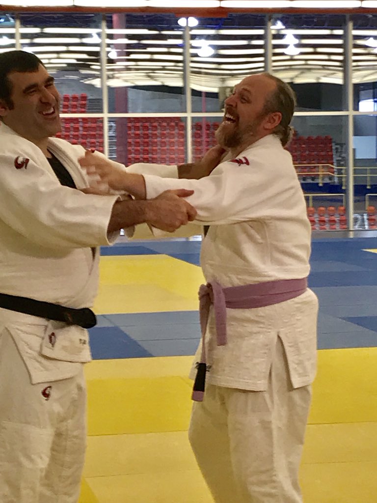 JudoCanada's tweet photo. De la grande visite aujourd’hui-Great visit today @INSQuebec Mais...pourquoi ? But...why ? 🤨Nicolas Gill VS @FabienCloutier 14 Mars - March 14th @RDSca @Antichambre À suivre-Stay Tuned #judo #judocanada #combat https://t.co/mnQI7L85yc