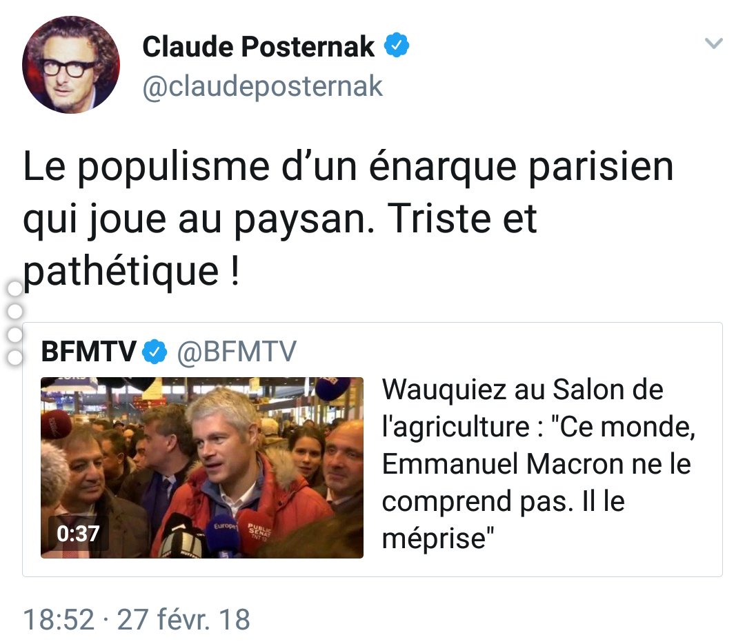 SniperDeDroite's tweet photo. Dit le gars qui a travaillé pour #Hollande à la comm et maintenant pour #LREM... https://t.co/G4Kson5yMk