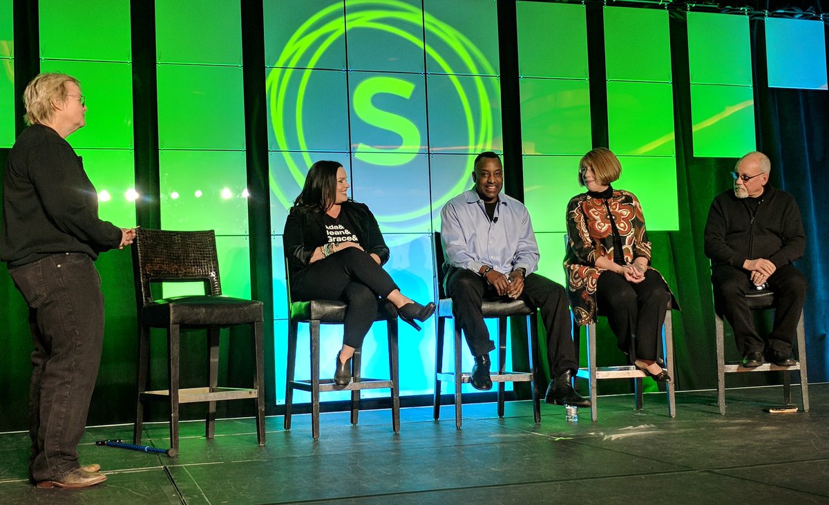 JoWeech's tweet photo. Stellar panel for Respect - The Social Side of Sourcing. #SourceCon You must #BeHuman to #RecruitHuman https://t.co/9qFqKmeaTg
