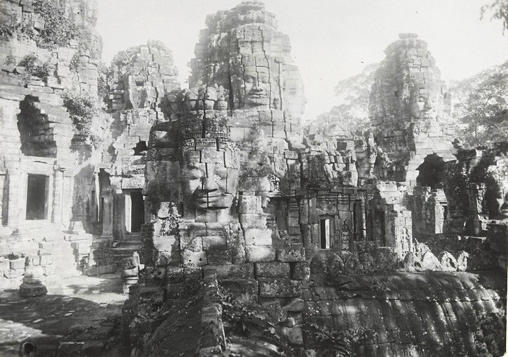 Historic picture of Bayon temple