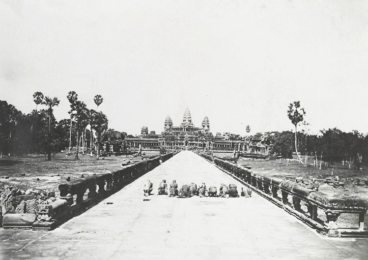 Angkor Wat around 1920 - 1930 - historic picture
